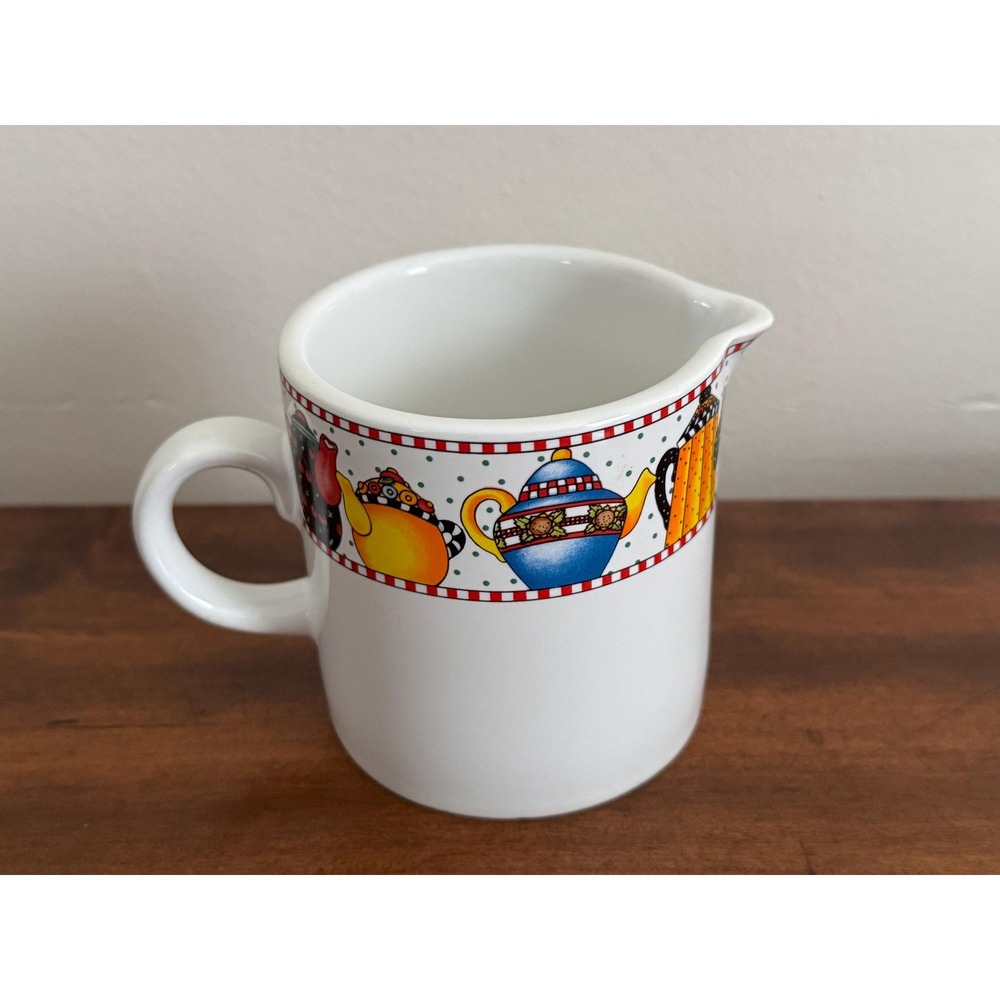 Vintage At Home w/ Mary Engelbreit Afternoon Tea Ceramic Creamer By Sakura 1994